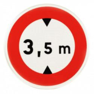 Panneau prescription temporaire BK12 - Limitation de hauteur - Exclusivité WPSignalisation_1