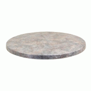 Plateau de table rond Topalit Ø60 - ZINC_1