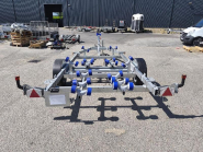 Porte bateau multi-rouleaux GALAXY - GE13 - PTAC : 1350Kg - 1 essieu - Sun Way - Reference -FOURGON_C500_ALU_1