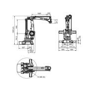 ROBOT 6 AXES INDUSTRIEL ABB IRB 460_1