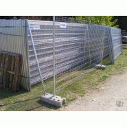 Clôtures mobiles à 2 tubes - Dimensions 3,50 m x 1,90 m - Galvanisées - Paquet de 55 panneaux_1