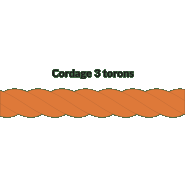 Cordage chanvre à fibre naturelle - levage et traction - REF : 18900 - Ø6mm à Ø48mm - norme NF EN 1261_1