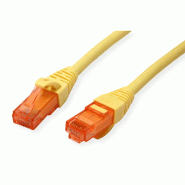 Cordon ROLINE UTP Cat.6, LSOH, Component Level, jaune, 1,5 m_1