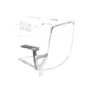 North Cape - Chaise de bureau élégante - Narbutas Furniture UAB - Accoudoirs rectangulaires design_1