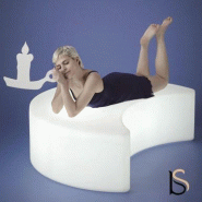 Pouf lumineux Moon - Slide - Extérieur_1