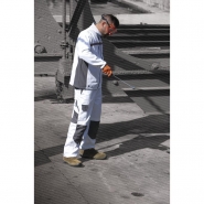 Salopette de peintre coton/polyester - Teramo - 6 poches, bretelles ajustables, genoux préformés_1