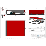 Niveleur de quai à lèvre rabattable - Capacité 6T à 12T - Puissance 750 W - Sécurisé et robuste - Az ramp_1