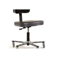 SF-160 - Tabouret ergonomique industriel Synetik Ergodesign - Cylindre 140 mm - Base acier_1