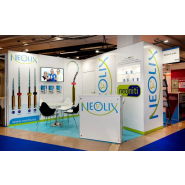 Stand réutilisable avec modules en aluminium
