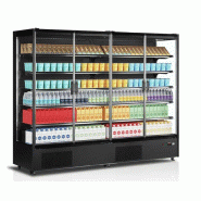 Vitrine réfrigérée PC2500B - 5,13 m² surface, 4 portes vitrées, éclairage LED, garantie 2 ans_1