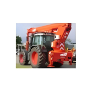 Bras télescopique avec JIB pivotant sur 130° pour travaux complexes