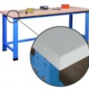 Établis 1200 kg - Pieds d'échelle en acier plié - Plateau hêtre multiplis 40mm ou stratifié 37mm_1