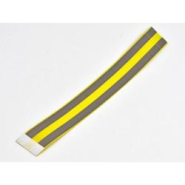 Brassard réfléchissant - Référence : brarefl - Polyester tissé 360 x 49 mm - 2 bandes réfléchissantes de 15mm_1