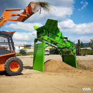 Crible stationnaire DB25 - pliable et transportable, rendement 7-25T/h, 580kg_1