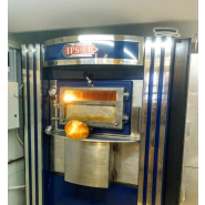 Four à bois à sole tournante Minirotor - 2,7m2 - robuste, isolation thermique, boulangerie, pâtisserie, traiteur_1