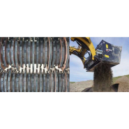 Godet cribleur légère et compacte, idéale pour la sélection des matériaux issus de démolitions et de fouilles - Simex VS 1500_1