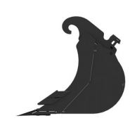 Godet d'excavation-mini-pelle - caterpillar finance france - 700 mm (28 in) - poids 51 kg_1