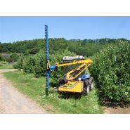 Barre de coupe agricole avec lames remplaçables