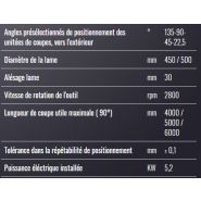 SW 455 Reverse Garda - Tronçonneuse à double tête Mecal - Lames 450/500mm - Coupe utile jusqu'à 6000mm_1