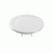 Couvercle plat pour conteneur alimentaire HACCP 75L Gilac - Blanc_1