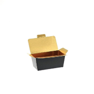 Mini ballotin noir intérieur or - 40g - 7,6x3,6x3,4 cm - Par 50_1