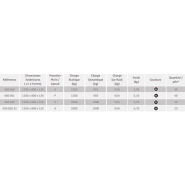 Palette plastique légère - 9 plots ou 3 semelles - 120 x 80 cm - Hauteur 13,4 à 15,5 cm - Pour industrie et transport de charges faibles_1