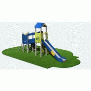 Structure de jeux combinées en inox - 2 tours - Gamme Neo - NEO21236I - Créa Équipements_1