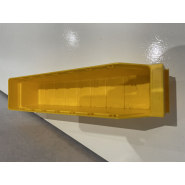 Bac divisible en polypropylène résistant aux chocs - poignée de préhension - 18 tailles et 4 coloris_1