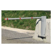 Barrière automatique solaire murale L.1500 mm, colonne et bras en aluminium thermolaqué_1