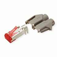 Connecteur HiRose TM21 blindé, manchon gris, 50 pièces_1