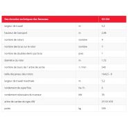 Oz - 524 S faneuse à quatre rotors - Rozmital - largeur de travail 5,2 m - 7 bras par rotor_1