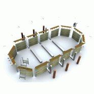 Piscine bois octogonale Calayan - 8,90 x 4,20 x H. 1,29 m_1