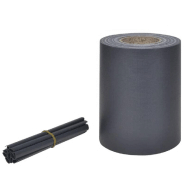 Vidaxl écrans d'intimité de jardin 2 pcs pvc 70x0,19 m gris foncé 3057523_1