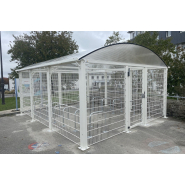 Abris sécurisés à toit arrondi - Série AT - Serrure un point ou à code mécanique en option_1