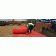 Grillage avertisseur en polyéthylène haute densité, résistant et durable