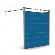 Porte sectionnelle industrielle isolée et éco-énergétique, conçue avec 82 mm d'isolant - ASSA ABLOY OH1082P_1