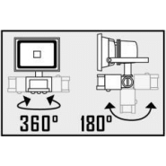 Projecteur solaire avec détecteur de mouvement - 306576_1