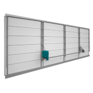 Trappe d'entrée d'air  pour une ventilation efficace des bâtiments d'élevage - réf : lumiair  -  ORELA_1