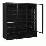 Vitrine réfrigérée noire Atom Maxi C3DBB - 3 portes  TEFCOLD_1