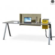 Yuno Office - Bureau open space design - Mahora - Plateau mélaminé - Création Andreas Krob_1