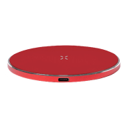 Chargeur sans fil rapide 15W - boîtier en aluminium recyclé - câble USB inclus - couleur rouge_1