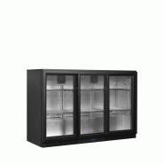 Arrière bar réfrigéré 3 portes BA31S-3 noir TEFCOLD_1