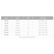 Mélangeurs pour industrie plastique à ruban - Série RM - volume de 100/260 à 3000/6500 kg/l_1