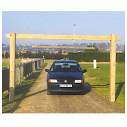 Portique de gabarit véhicule en bois lamellé collé_1