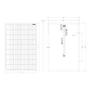 Kit solaire 110W 12V pour van, camping-car, bateau - Panneau monocristallin Eco Green rendement 16,1% - Régulateur 10A PWM USB_1