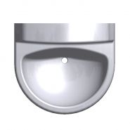 Lave-mains monobloc de face Atout Composites - 570 x 515 mm - Gel Coat antibactérien_1