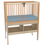 Lit 2 grand rangements ouverts