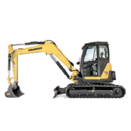 Mini-pelle à chenilles 8 à 9 T compacte, profondeur de fouille 4440 mm, idéale pour les travaux de terrassement - ViO82 - disponible en location_1