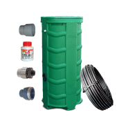 Poste de relevage Sanidrain® HT.150cm - Prêt à poser - Fil d'eau profond - DN 32 - Refoulement diamètre 50 mm_1