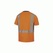 TEE SHIRT haute visibilite NOVA orange fluo_1